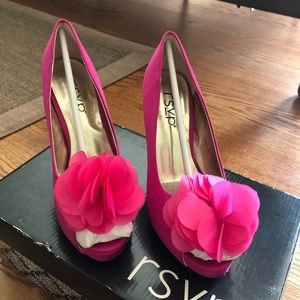 dress shoes size 6 - worn once for prom, heels in perfect shape